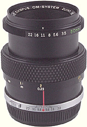 Olympus OM-System 50 mm f/3.5 macro lens