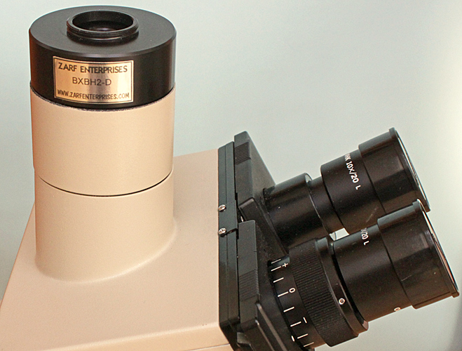 28 mm adapter for a BH2-TR30 trinocular head